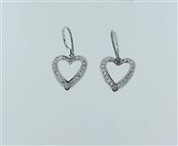 Boucles d'oreilles Soprana Gioielleria Femme in Or Diamante 0.40 Ct OB CUORE FORATO - OB CUORE FORATO